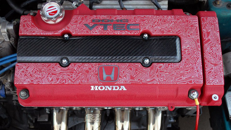 Illustration for article titled This Hand Engraved Civic Is A 5,000-Hour Work Of Art
